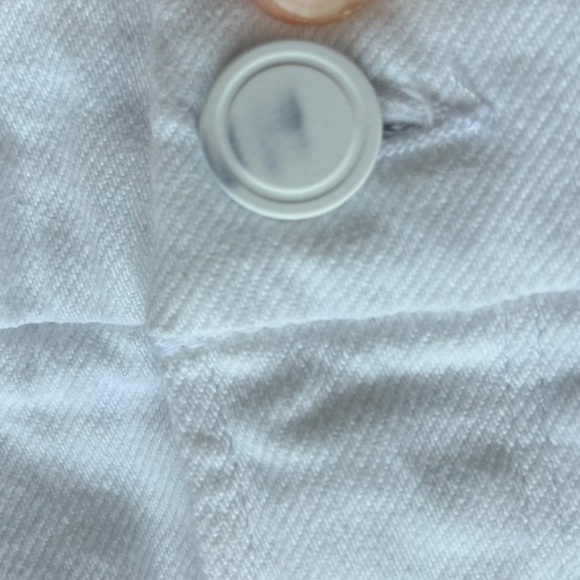 Good American NWT Good Legs Straight High Rise White Denim Jeans Size 2/26 New - Picture 9 of 10